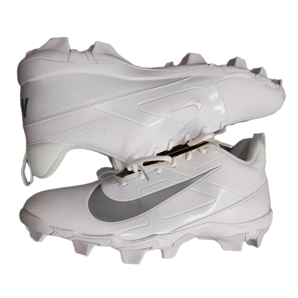 Nike Alpha Menace 4 Shark Football Cleats Womens US 16 White Lace Up FN0028-101